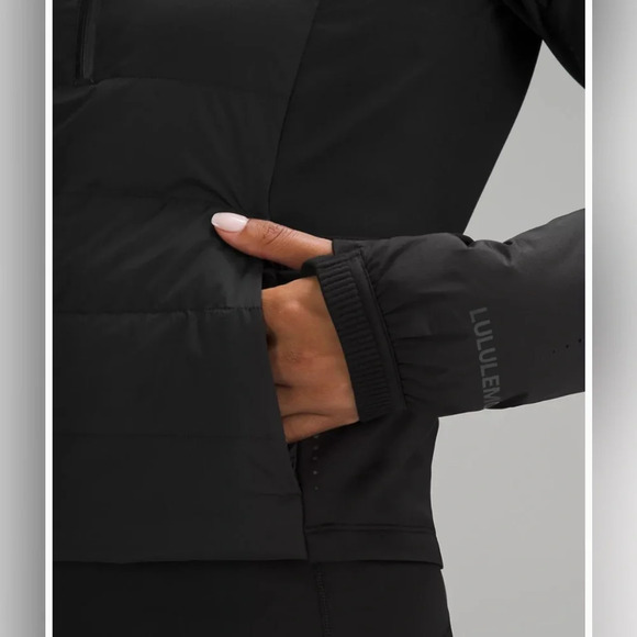 NWT Lululemon Down for It All Cropped Half-Zip Pullover in Black Size 6 - Picture 6 of 15